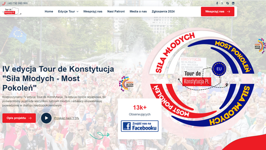 Tour de Konstytucja po raz kolejny w Tomaszowie
