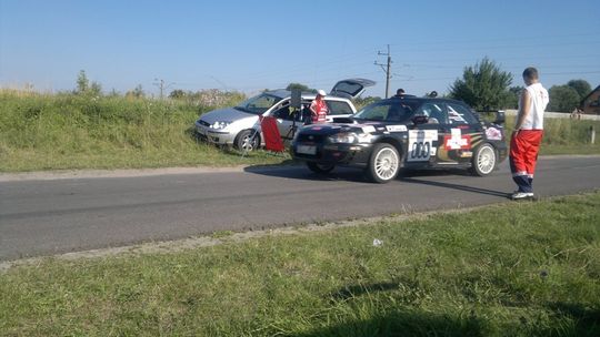 Toyota Michała Wiśniewskiego w niedzielnym Rajdzie Walentynkowym