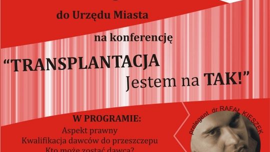 TRANSPLANTACJA jestem na TAK – kolejna akcja CKU SWŁ