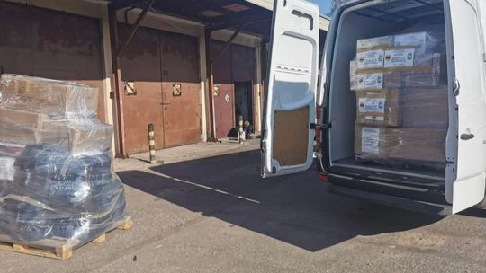 Transporty z Tomaszowa jada na Ukrainę