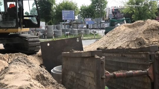 Trwa przebudowa drogi powiatowej nr 4337E ulica ks. J. Popiełuszki 