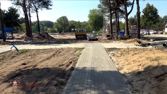 Trwają prace budowlane na miejskiej przystani 
