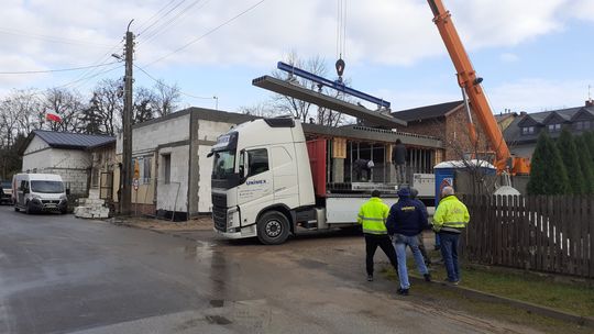 Trwają prace przy remizie w Inowłodzu. Mają zakończyć się w grudniu