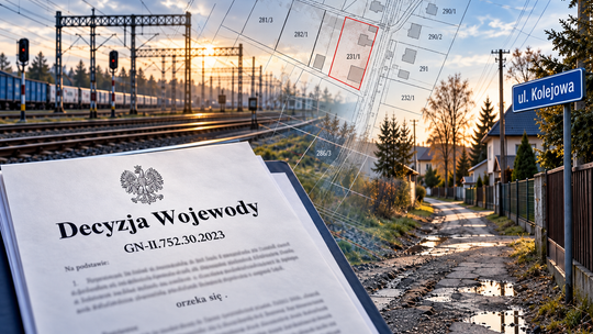 Trzy lata czekania na decyzję wojewody. Czy mieszkańcy ulicy Kolejowej doczekają się wreszcie rozwiązania problemu dojazdu?
