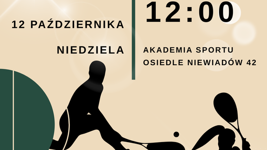 Turniej Squasha w Akademii Sportu – 12 października!