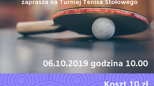 Turniej Tenisa Stołowego w MCK