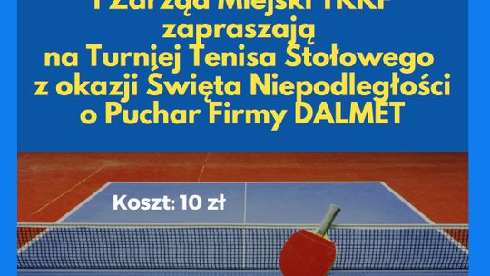Turniej Tenisa Stołowego z okazji Święta Niepodległości 