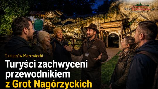 Turyści zachwyceni przewodnikiem z Grot Nagórzyckich. Nie kryją zaskoczenia...
