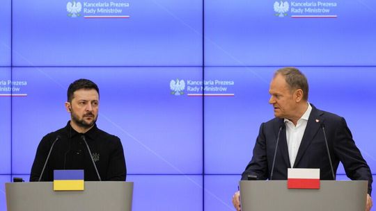 Tusk po spotkaniu z Zełenskim: nie chcę, by robiono z upamiętnienia ofiar zbrodni wołyńskiej warunek wsparcia dla Ukrainy