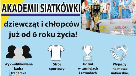 Twoje dziecko może zostać gwiazdą siatkówki
