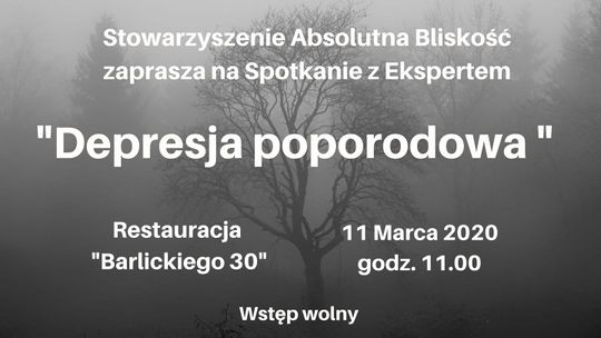 Tym razem o depresji poporodowej