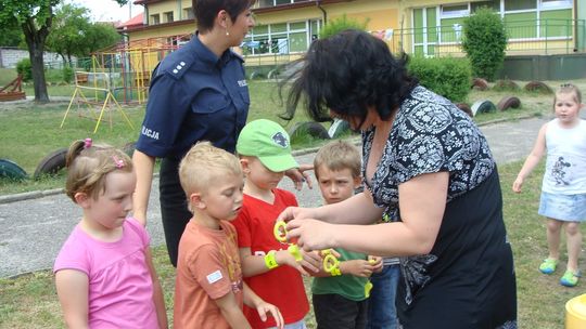 Uczą się jak być bezpiecznym na drodze