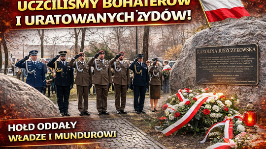 Uczcili pamięć bohaterów. Tomaszów Mazowiecki oddał hołd Polakom ratującym Żydów