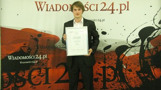 Uczeń ZSP nr 1 zajął trzecie miejsce w konkursie Dziennikarz Obywatelski 2012 Roku