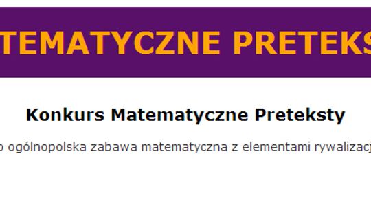 Uczniowie z Tomaszowa z matematycznym sukcesem!