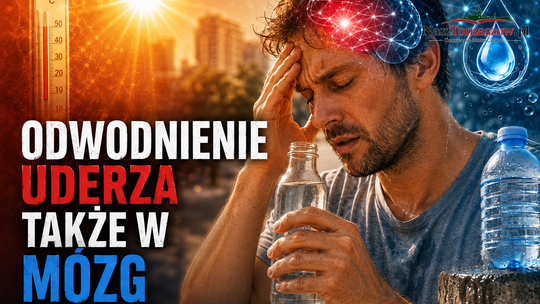 Upał potrafi „uderzyć” także w mózg. Lekarka ostrzega przed skutkami odwodnienia