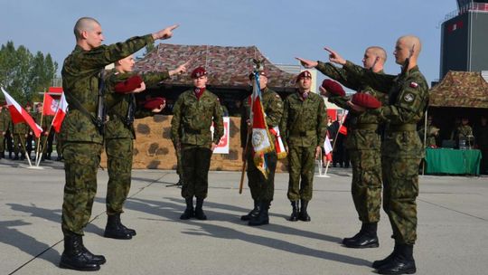 Uroczysta przysięga elewów służby przygotowawczej
