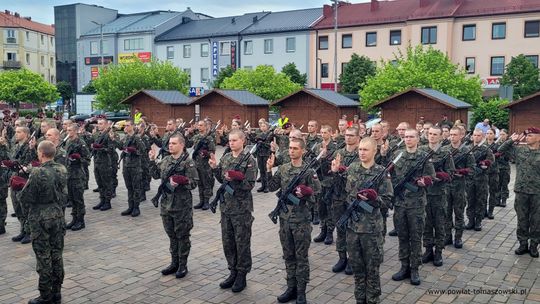 Uroczysta przysięga wojskowa w Tomaszowie Mazowieckim