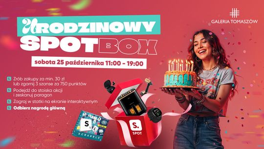 Urodzinowy SPOTBOX w Galerii Tomaszów!