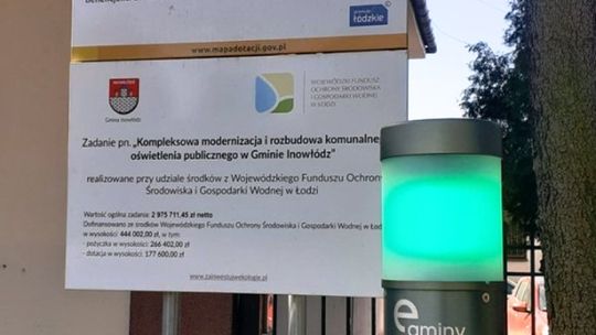 Ustawiono pierwszy Ekosłupek w Gminie Inowłódz