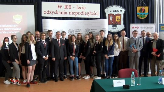 "W 100-lecie odzyskania przez Polskę niepodległości"