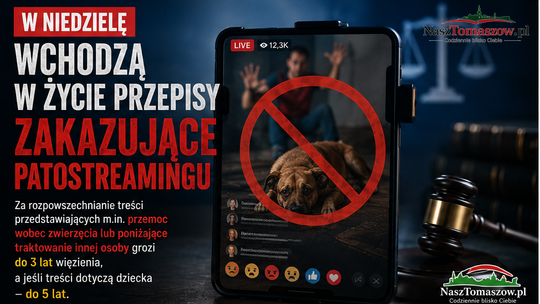 W niedzielę wchodzą w życie przepisy zakazujące patostreamingu