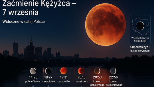 W niedzielę zobaczymy całkowite zaćmienie Księżyca