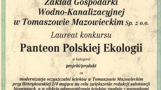 W Panteonie Polskiej Ekologii