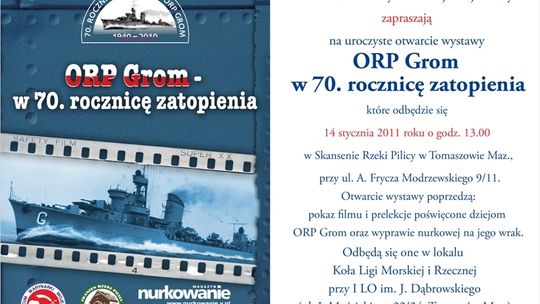 W rocznicę zatopienia ORP Grom