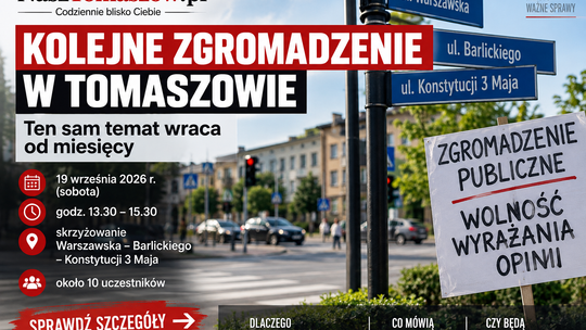W sobotę kolejne zgromadzenie przy Warszawskiej. Ten sam temat wraca od miesięcy