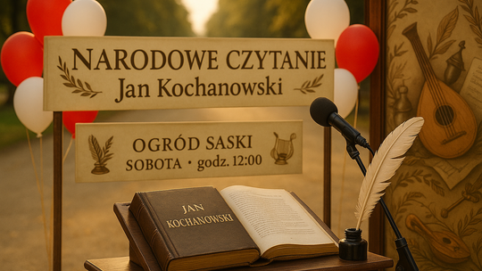 W sobotę Narodowe Czytanie poezji Jana Kochanowskiego