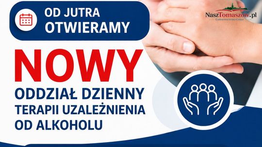 W Tomaszowie rusza nowy oddział dziennej terapii uzależnienia od alkoholu