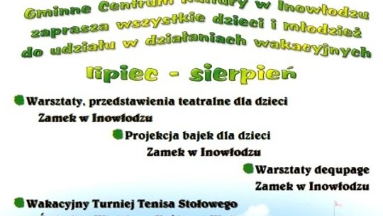 Wakacje w Inowłodzu