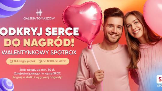 Walentynkowa zabawa i prezenty w Galerii Tomaszów!