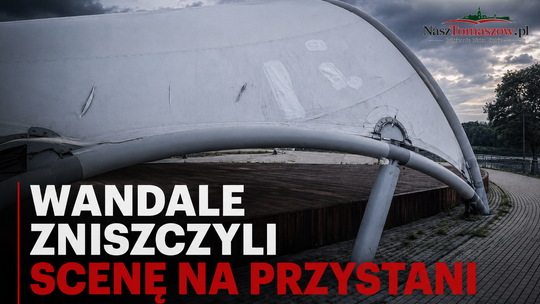 Wandale zniszczyli scenę na Przystani. Straty mogą sięgnąć 200 tysięcy złotych