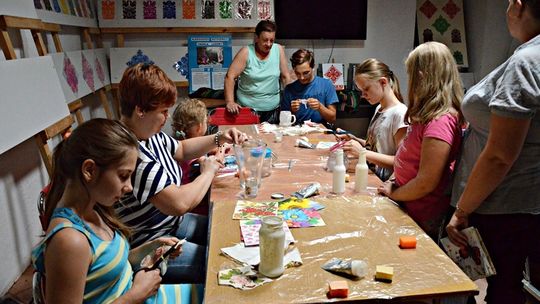 Warsztaty decoupage w inowłodzkim zamku