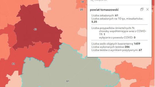 Wczoraj 44 osoby, dzisiaj 61