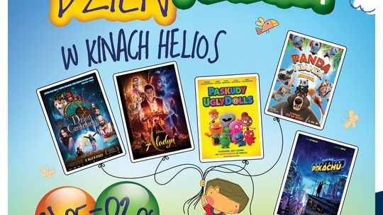 Weekend Dnia Dziecka w kinie Helios Tomaszów Mazowiecki to specjalne pokazy dla dzieci w każdym wieku!
