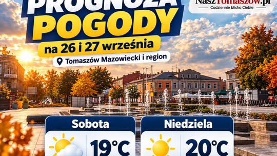 Weekend z jesiennym chłodem o poranku i słońcem w dzień. Prognoza na 26 i 27 września