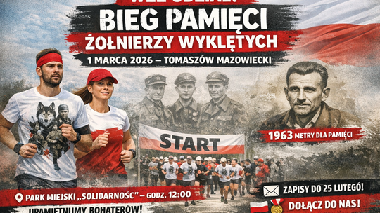 Weź udział w biegu pamięci Żołnierzy Wyklętych - 1 marca 2026 roku