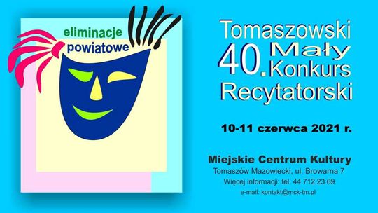 Weź udział w Tomaszowskim Małym Konkursie Recytatorskim