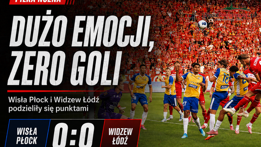 Widzew nadal bez wygranej. Bezbramkowy remis po emocjonującym meczu w Płocku