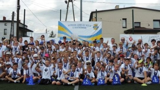 Wielka lekcja wf  z Małgorzatą Glinką na zakończenie roku szkolnego