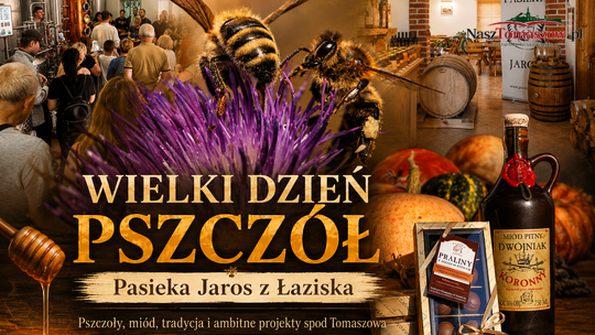 Wielki dzień małych bohaterek. Pod Tomaszowem pszczoły dały początek niezwykłej rodzinnej marce