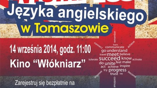 WIELKI TEST JĘZYKA ANGIELSKIEGO – udowodnij, że Ty i Tomaszów zna angielski
