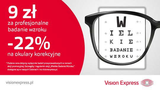 Wielkie Badanie Wzroku - coraz więcej Polaków ze stwierdzoną wadą lub chorobą oczu