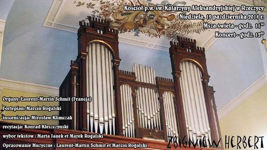 Wiersze Herberta i muzyka organowa