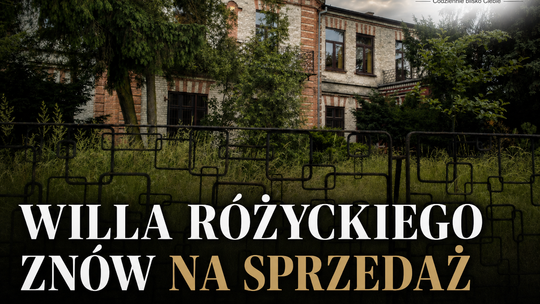 Willa Różyckiego znów na sprzedaż. Cena spadła do 1,08 mln zł. Czy tym razem znajdzie się kupiec?