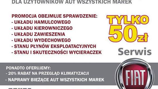 Wiosenny przegląd samochodu możesz zrobić już dziś