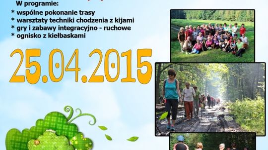 WIOSENNY RAJD NORDIC WALKING Z MIEJSKIM OŚRODKIEM KULTURY